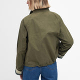 Barbour Crowdon Showerproof Jacket in Dusky Green