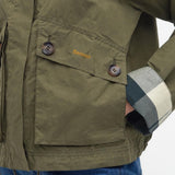 Barbour Crowdon Showerproof Jacket in Dusky Green