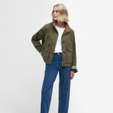 Barbour Crowdon Showerproof Jacket in Dusky Green