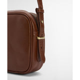 Barbour Daphne Leather Crossbody Bag In Brown