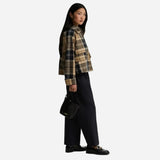 Barbour Delilah Checked Showerproof Jacket In Birchwood Dress