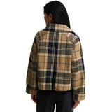 Barbour Delilah Checked Showerproof Jacket In Birchwood Dress