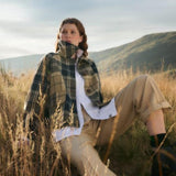 Barbour Delilah Checked Showerproof Jacket In Birchwood Dress