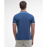 Barbour Denwick Short-Sleeved Polo Shirt In Dark Denim