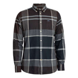 Barbour Dunoon Tailored Tartan Shirt In Midnight Oak