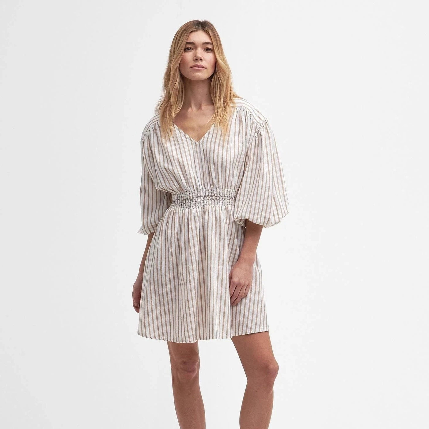 Barbour dress white shop