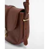 Barbour Elm Leather Crossbody Bag In Brown