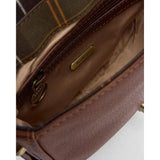 Barbour Elm Leather Crossbody Bag In Brown