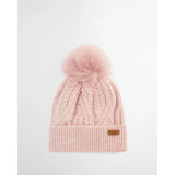 Barbour Elsdon Cable-Knit Beanie In Gardenia