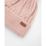 Barbour Elsdon Cable-Knit Beanie In Gardenia