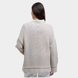 Barbour Emmie Knitted Jumper In Light Sand