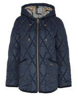 Barbour Erin Puffer Jacket In Navy