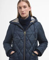 Barbour Erin Puffer Jacket In Navy