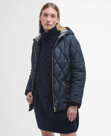 Barbour Erin Puffer Jacket In Navy