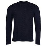 Barbour Essential Cable Knit in Denim Marl