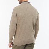 Barbour Nelson Essential Crew Neck Sweater In Fossil