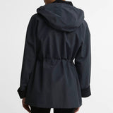 Barbour Evelyn Showerproof Jacket In Dark Navy/Birchwood Dress