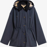 Barbour Evelyn Showerproof Jacket In Dark Navy/Birchwood Dress