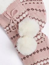 Barbour Fairisle Lounge Socks Chocolate Mix
