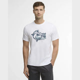 Barbour Fairlight Graphic T-Shirt In Whte