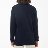 Barbour Fareham Knitted Jumper in Navy