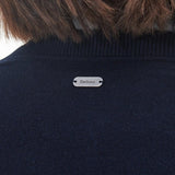 Barbour Fareham Knitted Jumper in Navy