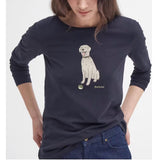Barbour Fareham Long Sleeve-shirt In Navy