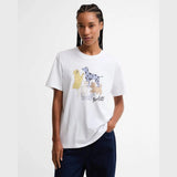 Barbour Fawley Graphic T-Shirt In White