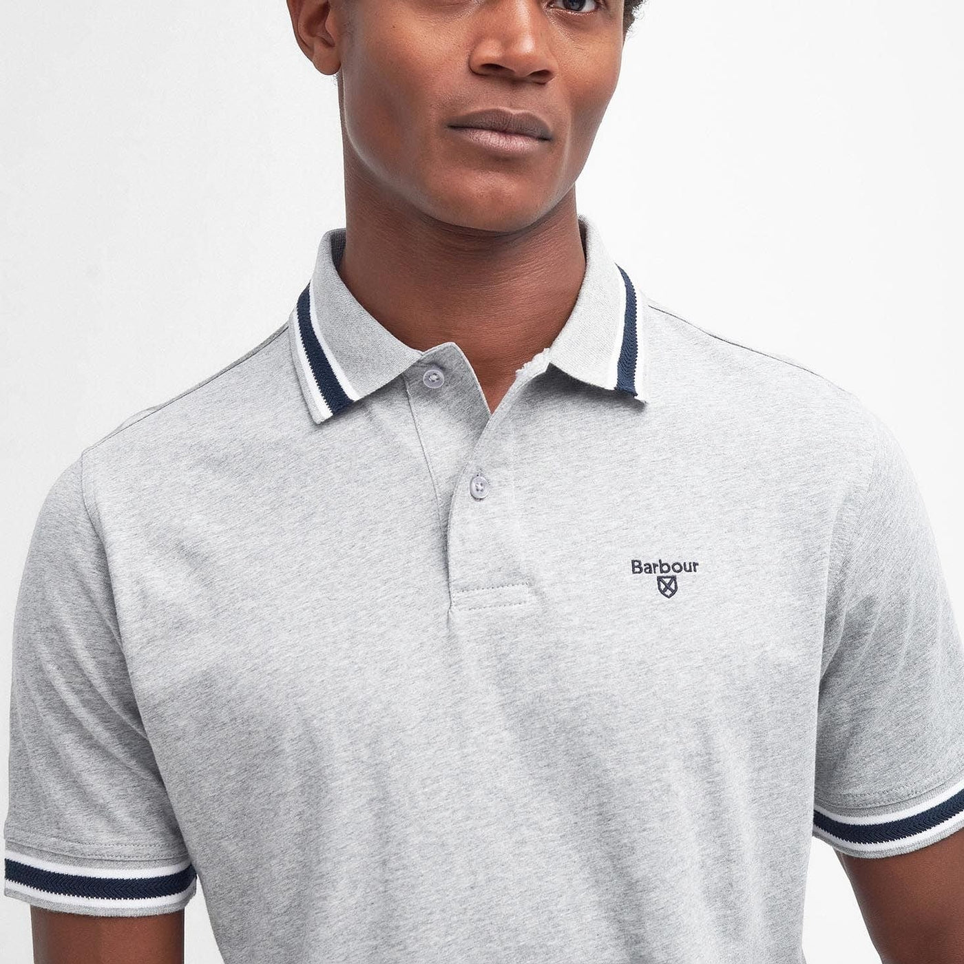 Barbour polo Grey shop