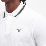 Barbour FeatherStone Polo Shirt in White
