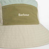 Barbour Festival Reversible Bucket Hat Bleached Olive