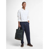 Barbour Field Waxed Backpack In Sage Classic