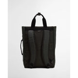 Barbour Field Waxed Backpack In Sage Classic