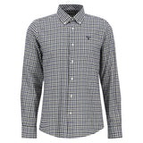 Barbour Finkle Tailored Gingham Shirt In Olive