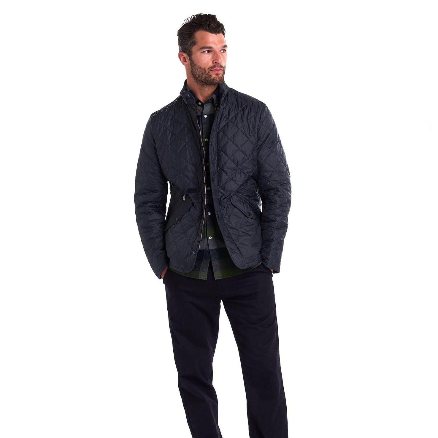 Barbour Flyweight Chelsea Quilted Jacket Navy