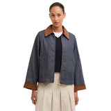 Barbour Freckleton Denim Jacket In Indigo