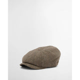 Barbour Fyne Tweed Baker Boy Cap In Brown