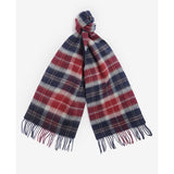 Barbour Galston Tartan Scarf in Cranberry Tartan