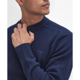 Barbour Grangetown Crew Neck Jumper In Classic Navy