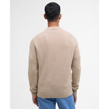 Barbour Grangetown Crew Neck Jumper Stone