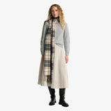 Barbour Hailes Tartan Scarf In Lt Birchwood Dress Tartan