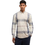 Barbour Harris Cotton Tailored Fit Tartan Check Shirt In Oban Mist