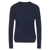 Barbour Hartland Crew Neck Jumper In navy