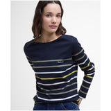 Barbour Hawkins Top In Navy Stripe