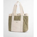 Barbour Healy Quilted Tote Bag Bleached Olive