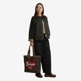 Barbour Heart Tote Bag In Cardinal