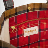 Barbour Heart Tote Bag In Cardinal