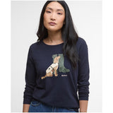 Barbour Hedley Long Sleeve T-Shirt In Navy
