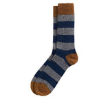 Barbour Houghton Stripe Sock in Ashpalt Navy
