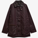 Barbour Icons Beaufort Waxed Jacket In Bordeaux